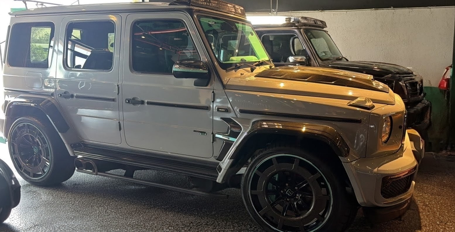 Nardo Gray Mercedes Benz G63 AMG Brabus Kit 2021